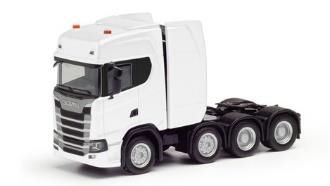herpa Cars&Trucks 1/87 スカニア CS20 ハイルーフ 大型トラクター 4軸 (8x4) ホワイト