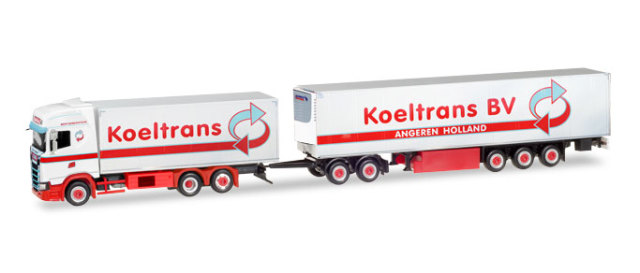herpa Cars&Trucks 1/87 スカニア CS ハイルーフ ユーロコンビ "Koeltrans B.V."