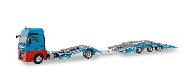 herpa Cars&Trucks 1/87 MAN TGX XXLトラック輸送トレーラー "Mosolf"
