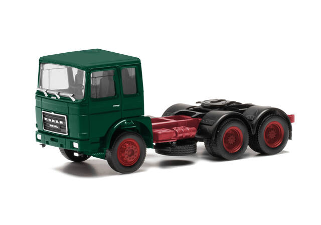 herpa Cars&Trucks 1/87 (プラスチック製) ローマン ディーゼル トラクター 3軸 モスグリーン