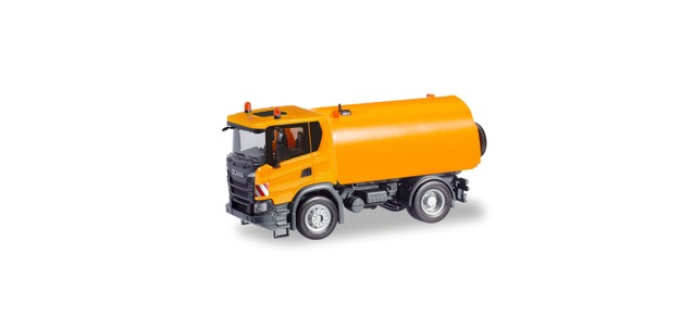 herpa Cars&Trucks 1/87 スカニア CG 17 道路清掃車 オレンジ