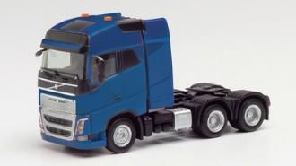 herpa Cars&Trucks 1/87 ボルボ FH Gl. XL 6×4 トラクター with heavy duty tower リンドウブルー