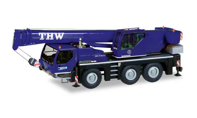 herpa Cars&Trucks 1/87 リープヘル移動式クレーン LTM 1045 "THW"