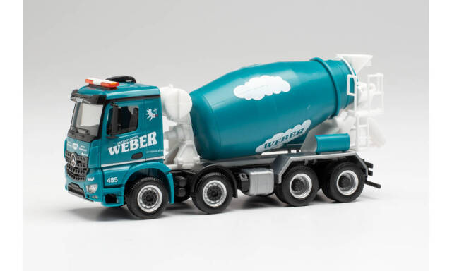 herpa Cars&Trucks 1/87 メルセデスベンツ アクロス M ミキサー車 "Betonpumpen Weber"