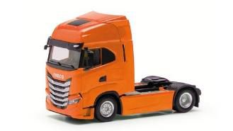 herpa Cars&Trucks 1/87 イベコ S-Way  リジッドトラクター 2軸  ディープオレンジ