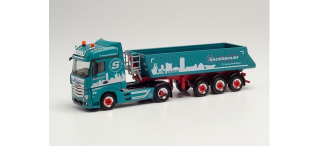 herpa Cars&Trucks 1/87 メルセデスベンツ アクトロス BigSpace 2.5 Schmitz ダンプ セミトレーラー "Sauerbaum"