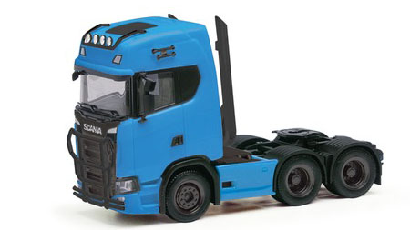 herpa Cars&Trucks 1/87 スカニア CS 20 6x4 リジッドトラクター スカイブルー