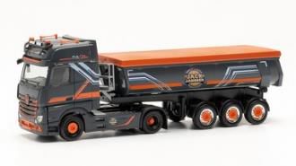 herpa Cars&Trucks 1/87 メルセデスベンツ アクトロス ギガスペース ダンプセミトレーラートラック “Jack Janssen”