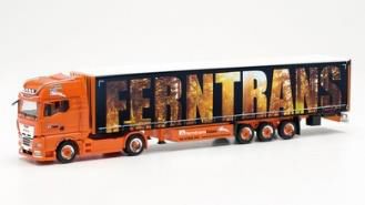 herpa Cars&Trucks 1/87 MAN TGX GX Individual カーテンキャンバス セミトレーラー 15 m “Ferntrans Haas”