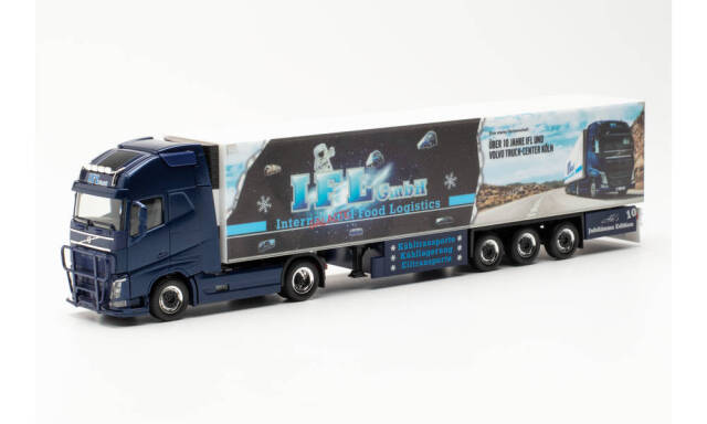 herpa Cars&Trucks 1/87 ボルボ FH Gl. XL 冷蔵ボックス セミトレーラー “IFL Köln”
