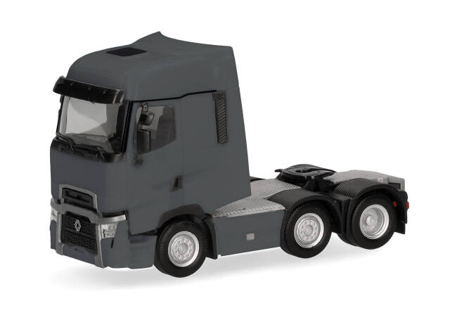 [予約]herpa Cars&Trucks 1/87 (プラスチック製) ルノー  T フェイスリフト リジッドトラクター 3軸 グレー