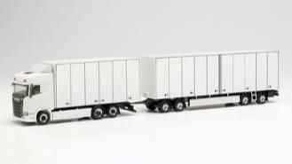 herpa Cars&Trucks 1/87 スカニア CS 20 HD Swedish ボックストラック ホワイト