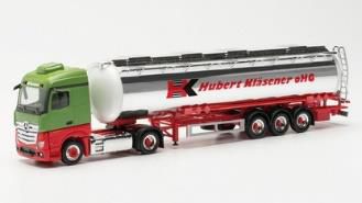herpa Cars&Trucks 1/87 メルセデスベンツ アクトロス クロームタンクセミトレーラー “Hubert Kläsener”