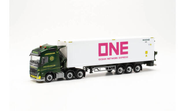 herpa Cars&Trucks 1/87 ボルボ FH Gl. (2020) 6x2 コンテナ サイドローダー トレーラー “Ancotrans/ONE”