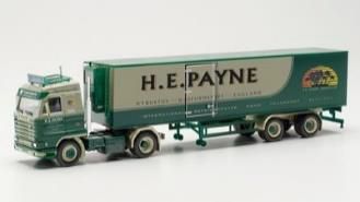 herpa Cars&Trucks 1/87 スカニア 143 冷蔵ボックスセミトレーラー “H.E. PAYNE”