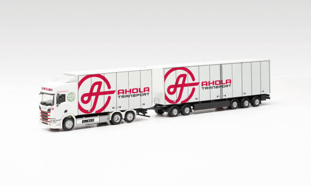 herpa Cars&Trucks 1/87 スカニア CR 20 ハイルーフ swedish ボックストラック “Ahola Transport”
