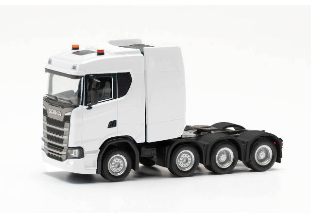 herpa Cars&Trucks 1/87 (プラスチック製) スカニア CS 20 ND 大型トラクター 4軸 ホワイト