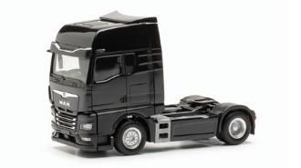 herpa Cars&Trucks 1/87 MAN TGX GX ミラーカメラ付 リジッドトラクター ブラック