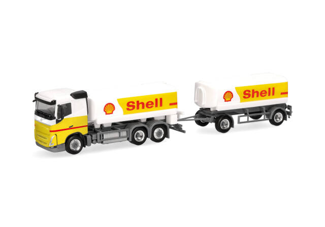 herpa Cars&Trucks 1/87 (プラスチック製)  ボルボ FH 2020 燃料タンクトレーラー "Shell"