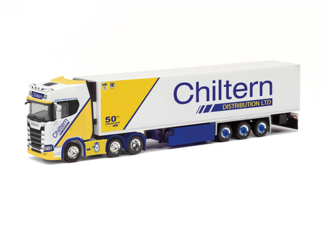 herpa Cars&Trucks 1/87 スカニア CS 20 HD 6x2 冷蔵ボックスセミトレーラー “Chiltern”