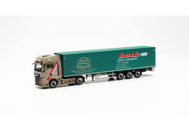 [予約]herpa Cars&Trucks 1/87 MAN TGX GX ウォーキングフロアー セミトレーラー “Buck”