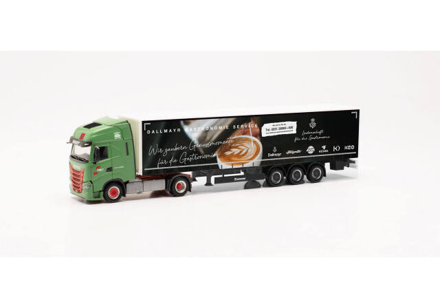 herpa Cars&Trucks 1/87 イベコ S-Way カーテンキャンバス セミトレーラー “Wandt/Dallmayr”
