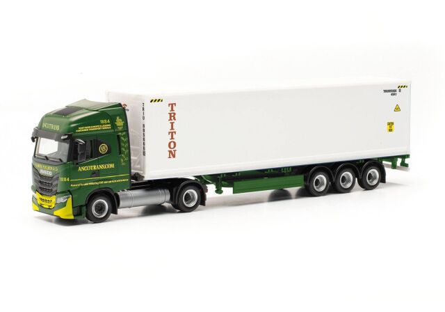 herpa Cars&Trucks 1/87 イベコ S-Way LNG コンテナセミトレーラー “Ancotrans/TRITON”