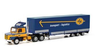 herpa Cars&Trucks 1/87 スカニア ハウバー ボリュームセミトレーラー "ASG"