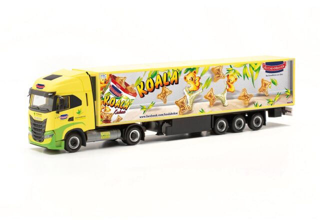 herpa Cars&Trucks 1/87 イベコ S-Way LNG 冷蔵ボックスセミトレーラー "Kuchenmeister"