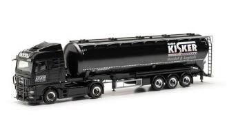 herpa Cars&Trucks 1/87 MAN TGX GM サイロコンテナ セミトレーラー “Kisker”