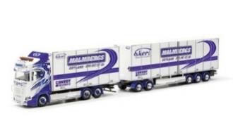 herpa Cars&Trucks 1/87 スカニア CS20 HD swedish ボックストラック “Malmbergs Akeri”