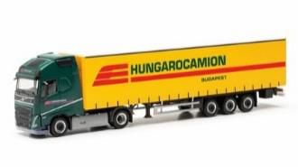herpa Cars&Trucks 1/87 ボルボ FH Gl. XL 2020 カーテンキャンバスセミトレーラー "Hungarocamion"