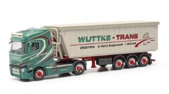 herpa Cars&Trucks 1/87 ルノー T フェイスリフト シュテフェライナー セミトレーラー "Wuttke Trans"