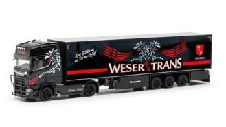herpa Cars&Trucks 1/87 スカニア CS20 HD 冷蔵ボックスセミトレーラー "Weser-Trans Bremen"