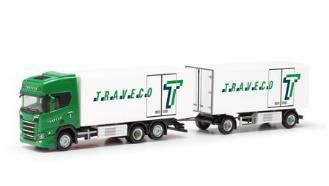 herpa Cars&Trucks 1/87 スカニア CR20 HD 冷凍ボックストレーラー "Traveco"