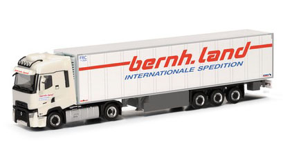herpa Cars&Trucks 1/87 ルノー T フェイスリフト 冷凍ボックスセミトレーラー "Bernhard Land"