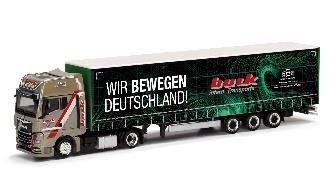 herpa Cars&Trucks 1/87 MAN TGX GX ローライナーセミト レーラートラック ”Buck/Wir BEWAGEN DEUTSCHLAND"