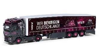 herpa Cars&Trucks 1/87 (プラスチック製) MAN TGX GX エコフレックスセミ トレーラートラック ”Christina Scheib"
