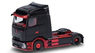 herpa Cars&Trucks 1/87 メルセデスベンツ eActros 600 リジッドトラクター ブラック/レッド