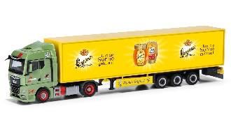 herpa Cars&Trucks 1/87 MAN TGX GM ボックスセミトレー ラートラック ”Wandt/Langnese"