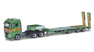 herpa Cars&Trucks 1/87 MAN TGX GM オールラウンダー ローボーイセミトレーラートラック "Max Wild"