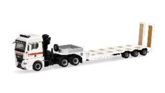 herpa Cars&Trucks 1/87 (プラスチック製) MAN TGX GM ローボーイセミト レーラー "ニーダーザクセン州 災害救援車両"