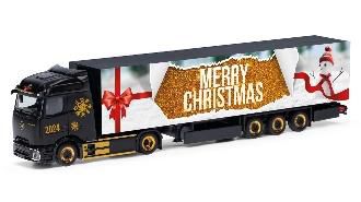 herpa Cars&Trucks 1/87 メルセデスベンツ eA 600 ボック スセミトレーラートラック クリスマス 2024