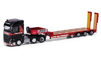 herpa Cars&Trucks 1/87 ボルボ FH GL ローボーイセミト レーラートラック "Mammoet Road Cargo"