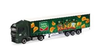 herpa Cars&Trucks 1/87 MAN TGX GM ボックスセミト レーラー "CTJ/Funny Frisch"