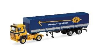 herpa Cars&Trucks 1/87 (プラスチック製) スカニア 141 カーテンセミトレー ラー "ASG"