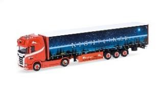 herpa Cars&Trucks 1/87 (プラスチック製) スカニア CS20 HD 15m カーテン キャンバスセミトレーラー "Femtrans Haas"