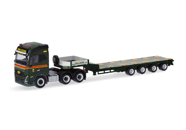 herpa Cars&Trucks 1/87 (プラスチック製) ボルボ FH GL 2020 セミローボーイセミトレーラー "EmilEgger"