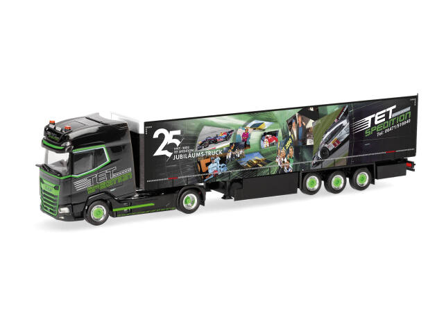 herpa Cars&Trucks 1/87 (プラスチック製) DAF XG+ カーテンキャンバス セミトレーラー "TET/Jubilee"