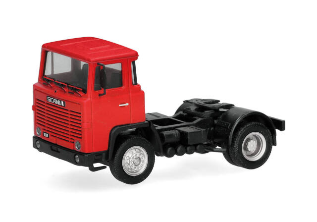 herpa Cars&Trucks 1/87 (プラスチック製) スカニア 111 リジッドトラクター 2軸 トラフィックレッド